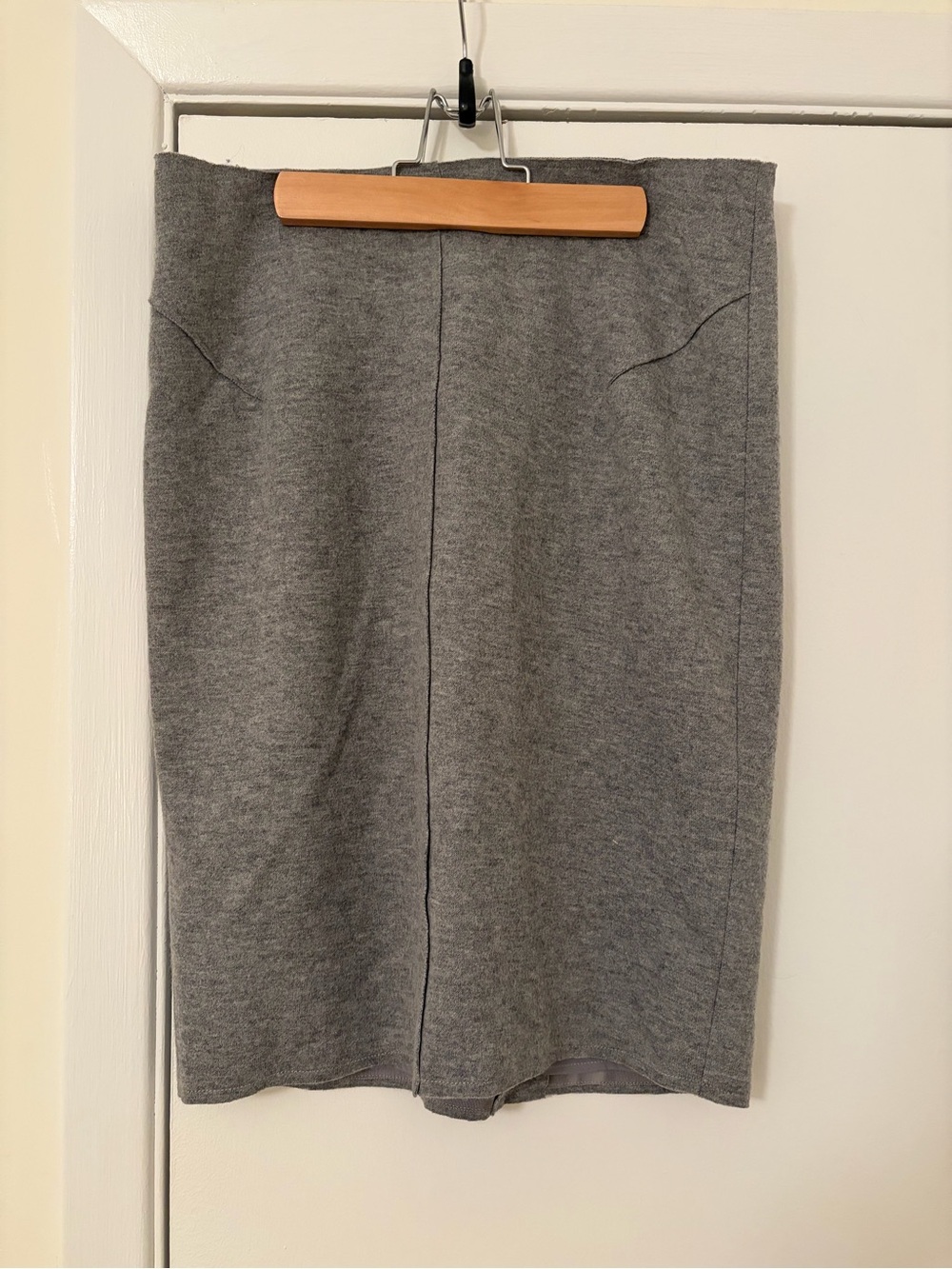 Jigsaw Grey Knit Pencil Skirt